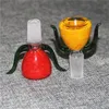 Flower Hookahs 14 mm 18 mm szklana miska męska staw suche zioła zjeżdżalnia miska do bongs rur wodna łapacze popiołu bąbelka