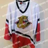 Hockey Thr Herren Damen Kinder WHL Prince George Cougars Weiß Rot Schwarz 100 % genähte Eishockey-Trikots S-6XL Goalit Cut Custom Jeder Name Beliebig