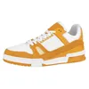 2024 Designer Trainer Sneakers Män Kvinnor Runningskor Casual mode Lågt toppplattform Läder gummi Sloe utomhus promenad 36-45 EUR