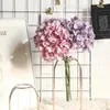 Decorative Flowers 35CM Macaron Artificial Hydrangea Simulation Flower INS Wind Plant Bonsai Wedding Decoration Wall Rose