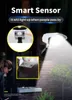 IP65 77 LED Camera Solar Lights Motion Sensor Outdoor Wall Lamp Rechargeable Adjustable Rotation LED Spotlight For Street Garden