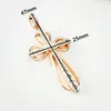 Pendentif Colliers Classique Hommes Bijoux Unisexe Charme Collier 585 Rose Or Couleur Russe Orthodoxe