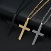 Pendant Necklaces Danymia Fashion Cross Necklace Link Chain Charm Male Punk Hip Hop Jewelry Gift Women Men Accessories Whosale