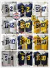 American College Football Wear 2022 VRBO Fiesta Bowl Sticthed Football Jersey Hommes J.J. Mccarthy Football #2 Blake Corum 12 Cade McNamara 97 Aidan Hutchinson 10 Tom