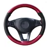 Steering Wheel Covers Anti-slip Car Cover 38cm DIY Braid Needles And Thread Soft Artificial Leather Auto