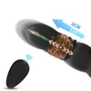 Massagegerät für Männer, 10 Frequenzen, einziehbarer Analvibrator, kabellose Fernbedienung, Prostata-Masturbator, homosexuelles Posterior-Spielzeug