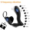 Brinquedo sexual massageador masculino massageador de próstata bluetooth app controle vibrador anal vibrador atraso ejaculação bloqueio anel butt plug brinquedos para homem