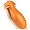 Sk￶nhetsartiklar ￤ggproppar super mjuk rumpa enorm anal plugg silikon prostata massager anus dilator tung stimulator sexiga leksaker