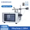 Полуавтоматическая машина для розлива соков с цифровым управлением ZONESUN, наполнитель для жидкостей, напитков, воды, напитков, GFK280