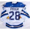 College Hockey Wears Thr 40Thr tage Men Springfield Falcons hockey jersey 40 Devan Dubnyk Jacob Micflikier 18 Colin McDonald Glenn Fisher Customize any name and