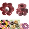 Bakning Mögel Donut Maker Cutter Cake Mold Flower Heart Form Fudge Bread Dessert Bakery Mold Diy Tools Kitchen Decoration