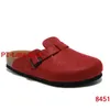 Designer Boston Summer Cork Flat Slifors Disegni di moda in pelle Sandali da spiaggia preferiti scarpe casual pazzi per donne uomini Arizona Mayari