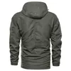 Outdoor Jackets Sweats à capuche grande taille 6XL militaire Bomber veste hommes automne séchage rapide multi-poches tactique vestes coupe-vent hommes imperméable extérieur manteaux 0104