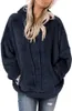 Kvinnors t-shirt Kvinnors 2022 Autumn Winter Long Sleeve Hooded Jacka Solid Color Pocket Casual Plush Sweater Pullover Oversize Sweatshirt T230104