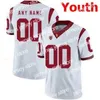 American College Football Wear THR Custom USC Trojans College Football Jerseys 7 Matt Barkley 9 Juju Smith-Schuster 9 Kedon Slovis Men Men Młodzież szedł