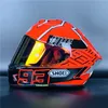 Skates Helmets X Spirit III X14 Marquez 4 Full Face Motorcycle Red Ant Riding Motocross Racing Motobike 230103