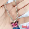 Anklets Fashion Butterfly Charms Crystal Anklet Women Rhinestone Foot Chains Summer Beachjewelry Accessoires Geschenken