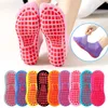 professional trampoline socks anti skid cotton breathable jumping sock kids adult silicone grips Non slip socks 4 sizes