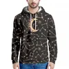 Erkekler Sıradan Gömlek Göz Ay Gizemli Tasarım Baskı Lüks Hawaiian Polinezya Tarzı Sweatshirt Uzun Kollu Hoodie İnce Erkekler