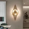 벽 램프 현대 LED 램프 복고풍 장식 집에 대한 귀여운 한국 방 장식 뿔 스캔 앤티크 스타일