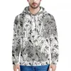 Chemises décontractées pour hommes Fashion Star Design Imprimé Hawaiian Polynesian Style Sweat à capuche à manches longues Slim Hommes Automne / Hiver Porter