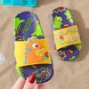 Slipper Dziecięce pantofel dla chłopca na plaży Flip Flip Flip Flip Flip Flip Buty Kappy Dzieciowe letnie buty sandały dinozaura T230302