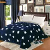 Cobertores Bright Stars Redes de ar condicionado Blanket Super Soft Flannel no sofá/carro Plaids portátil Quilt 200x230cm