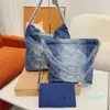 Tragetaschen Damen Denim Chain Bag Handtaschen Designer Womens Fashion Classic