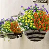 Fiori decorativi 35/10 teste finte artificiali per esterni per la decorazione Resistente ai raggi UV Nessuna dissolvenza Piante in plastica finta Portico da giardino Decorazioni per matrimoni