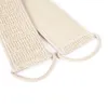 Cotton Linen Long Back Towel Rubbing Bath Brush Double Sided Exfoliating Backs Body Scrubber Bodies Skin Care Rubbing Bathroom Supplies Cepillo De Bano Para Frotar