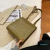 Evening Bags 2023 Summer Crocodile Pattern One-shoulder Armpit Women's Bag Retro Fashion Rest Leisure