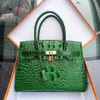 Kellyity Bag Designer Torby Birkinbag torebki Nowe modne skórzane damskie damskie krokodyl tleiktok na żywo platyna zaawansowana wypoczynek