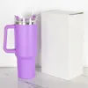 40oz Stainless Steel Tumblers with handle Water Bottle Portable Outdoor Sports Cup Insulation Travel Vacuum Flask Bottles Z11