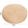 Pillow Chair Seat Mat Soft Sitting Comfortable Lightweight Durable Straw Weave Handmade Tatami