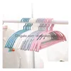 Hangers rekken boog ontwerp kleding naadloos niet -lip kast organisator kid adt schattige cas rek huis garderobe opslag hanger 220901 drop dhgkq