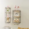 Hooks Ins Wall Decoration Rack Creative Home Smeed Iron Hanging Cafe Living Room Dining Pendant Basket