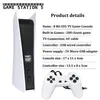 GS5 게임 스테이션 5 P5 TV 비디오 게임 플레이어 콘솔 G155 레트로 8 비트 200-in 클래식 AV 출력 듀얼 유선 컨트롤러 가족 PK 게임 키즈 XMAS 선물