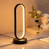 Table Lamps Modern LED Lamp Bedside Light Desk Spiral Living Room Bedroom Night Home Lighting Fixture Decoration