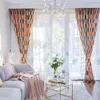 Curtain Luxury Blackout For Living Room High Quality Fabric Printed Thick Window Treatment Bedroom Shading 85% Panel