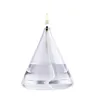 Kerzenhalter kreativer Glas Kerzenlestick Orament Nordic Romantic Simple Modern Household Desktop Rauchlose Butterlampe