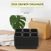 Hooks 18 Pack Interlocking Drawer Organizer Tray Multi-Purpose Desk For Kitchen Bathroom Office Bedroom