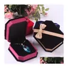 Jewelry Boxes Arrivals Packaging Necklaces Pendant Veet Ring Earrings Elegant Classic Luxury Show Case Box 78X67X30Mm Drop Delivery D Dh3Hs