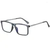 Solglasögon ramar fyrkantig retro plast titan anti-blå ljusglasögon män kvinnor optisk modedator glasögon 50130