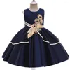 Robes de fille 2023 Summer Kids Party Princess Dress Costumes d'anniversaire