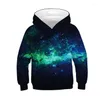 Felpe con cappuccio da uomo Felpa con cappuccio Stampa 3D Universo Star Cloud Felpa Ragazzi Ragazze Cappotto a maniche lunghe con cappuccio unisex alla moda