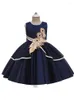 Robes de fille 2023 Summer Kids Party Princess Dress Costumes d'anniversaire