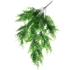 Flores decorativas Guirnaldas 82 cm 5 tenedores Planta artificial Vides Colgante de pared Artesanías verdes Hojas falsas Plástico Orco Rattan Home Garde Dhniq