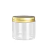 150 ml diameter 68 mm lege verpakking plastic fles Clear Crème Jar Goud Zilver Zwart Clear Wit Cover draagbare navulbare verpakkingscontainer Cosmetica