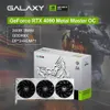 Galaxy جديد RTX 4090 RTX4090 بطاقة الرسومات GDDR6X NVIDIA GPU 4NM 24GB 384BIT 12PIN بطاقة فيديو GAMER RGB 2235MHZ PLACA DE