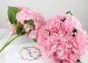 Gli ultimi fiori di ortensia al bouquet simulazione di fiori per la decorazione del soggiorno una varietà di opzioni di colore supportano il logo personalizzato